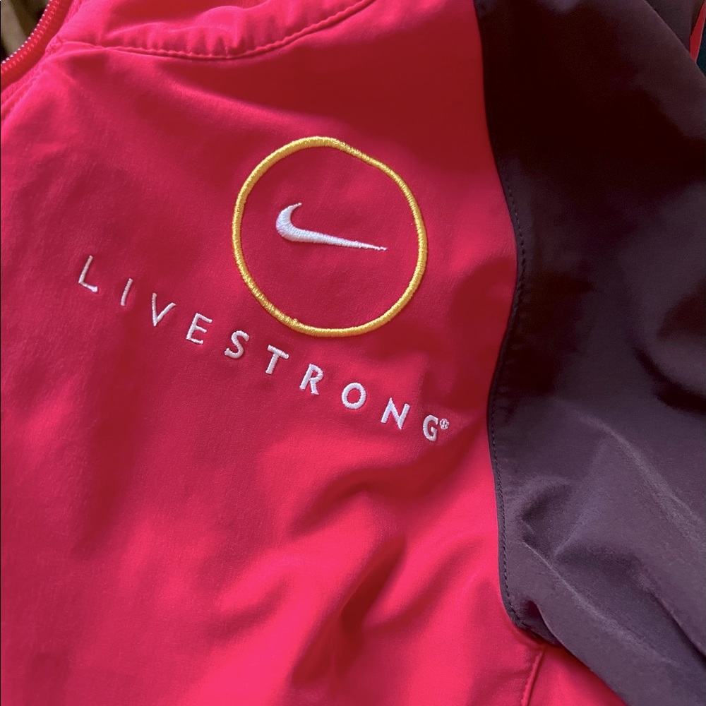 Vintage Nike Live Strong zip up